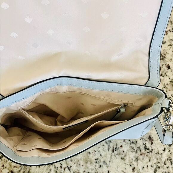 Kate Spade RETAIL $279 | Greer Leather Crossbody Bag | Color: Ocean Blue - Picture 13 of 16